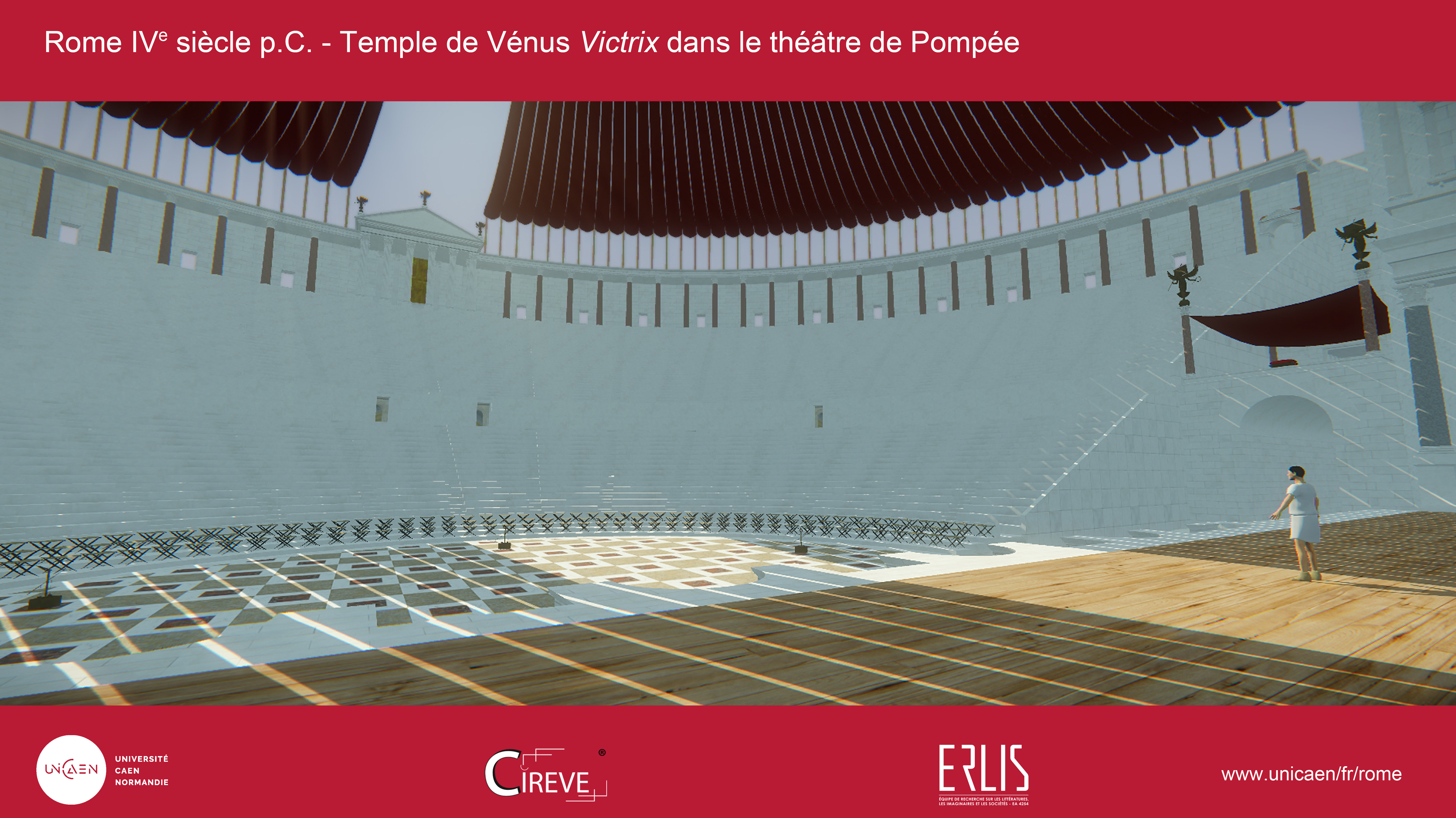 Temple de Vénus Victrix dans le théâtre de Pompée